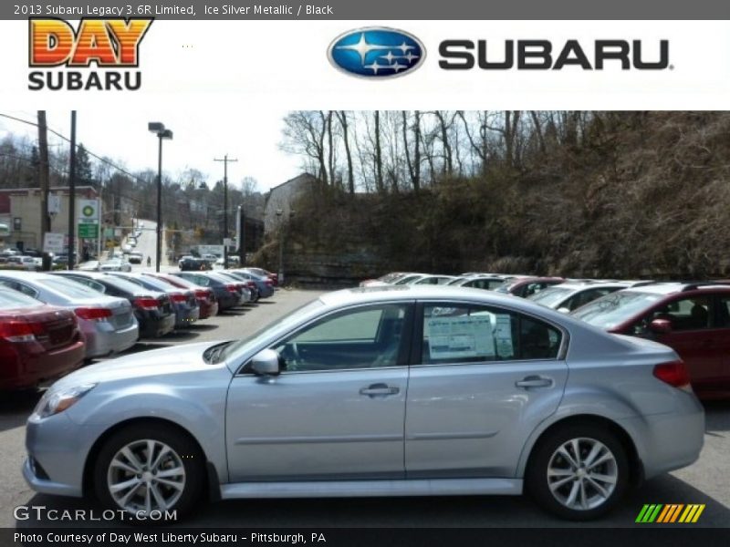 Ice Silver Metallic / Black 2013 Subaru Legacy 3.6R Limited