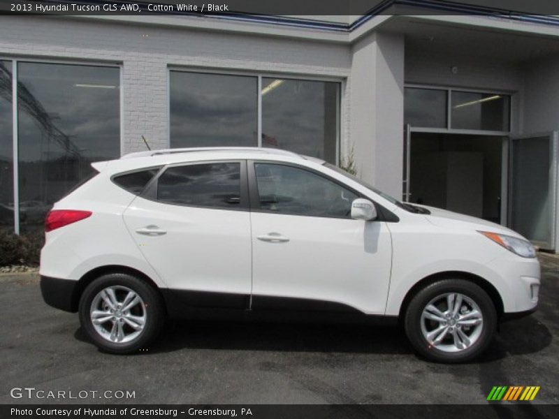 Cotton White / Black 2013 Hyundai Tucson GLS AWD