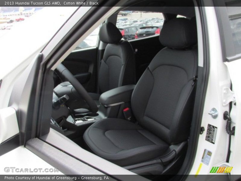 Cotton White / Black 2013 Hyundai Tucson GLS AWD