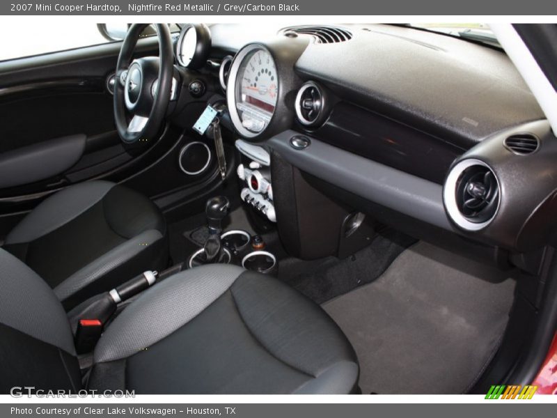 Nightfire Red Metallic / Grey/Carbon Black 2007 Mini Cooper Hardtop