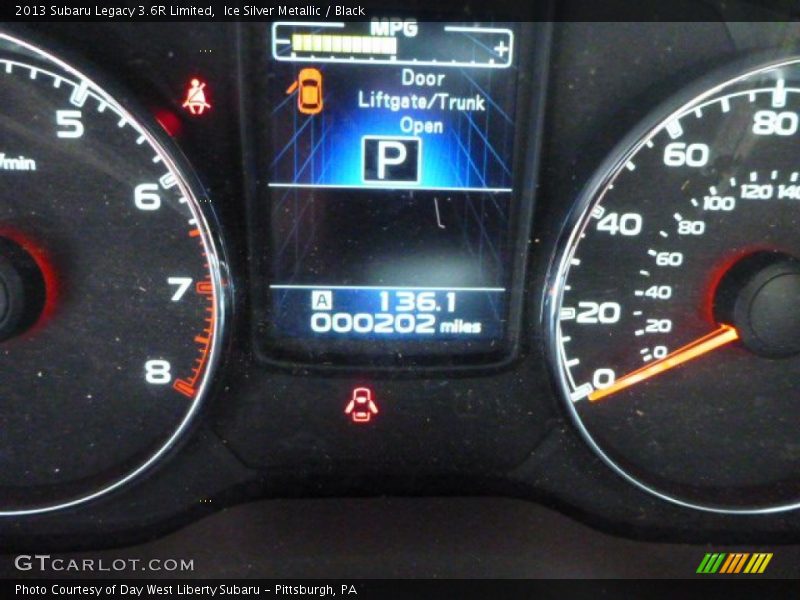 Ice Silver Metallic / Black 2013 Subaru Legacy 3.6R Limited