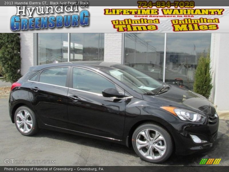 Black Noir Pearl / Black 2013 Hyundai Elantra GT