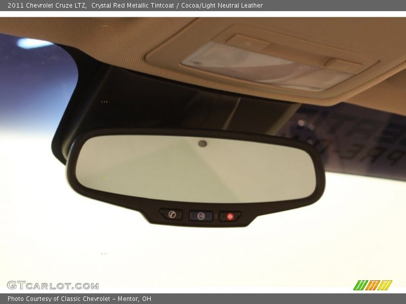 Crystal Red Metallic Tintcoat / Cocoa/Light Neutral Leather 2011 Chevrolet Cruze LTZ