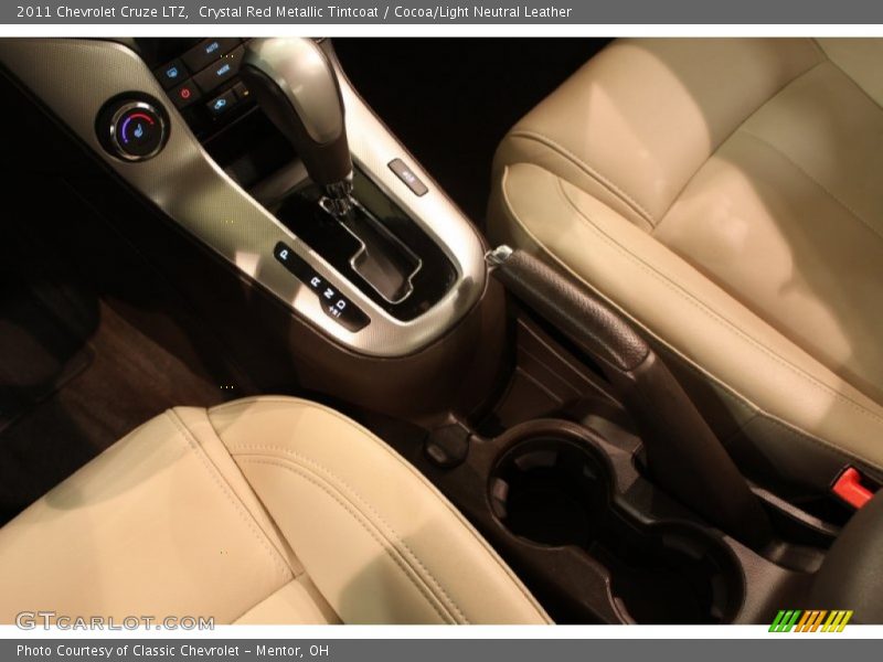 Crystal Red Metallic Tintcoat / Cocoa/Light Neutral Leather 2011 Chevrolet Cruze LTZ