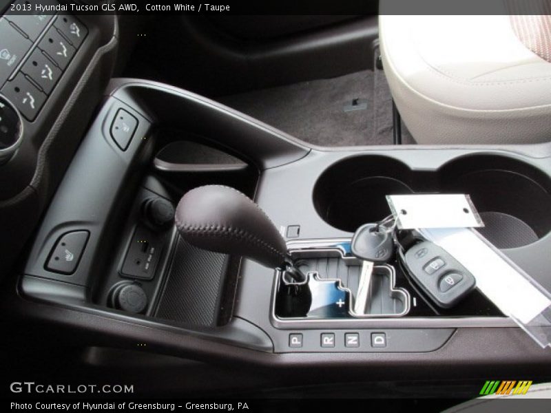 Cotton White / Taupe 2013 Hyundai Tucson GLS AWD