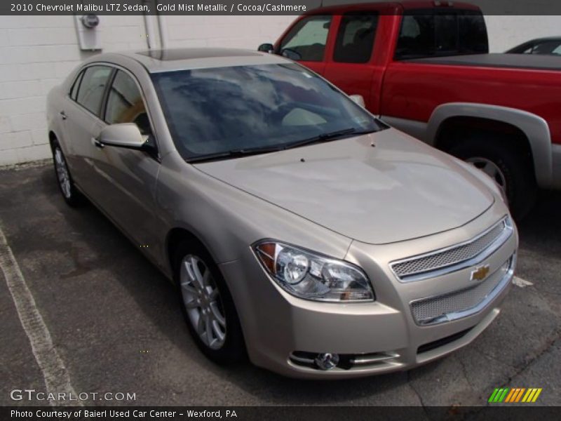 Gold Mist Metallic / Cocoa/Cashmere 2010 Chevrolet Malibu LTZ Sedan