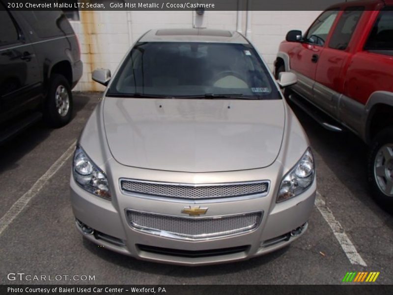 Gold Mist Metallic / Cocoa/Cashmere 2010 Chevrolet Malibu LTZ Sedan