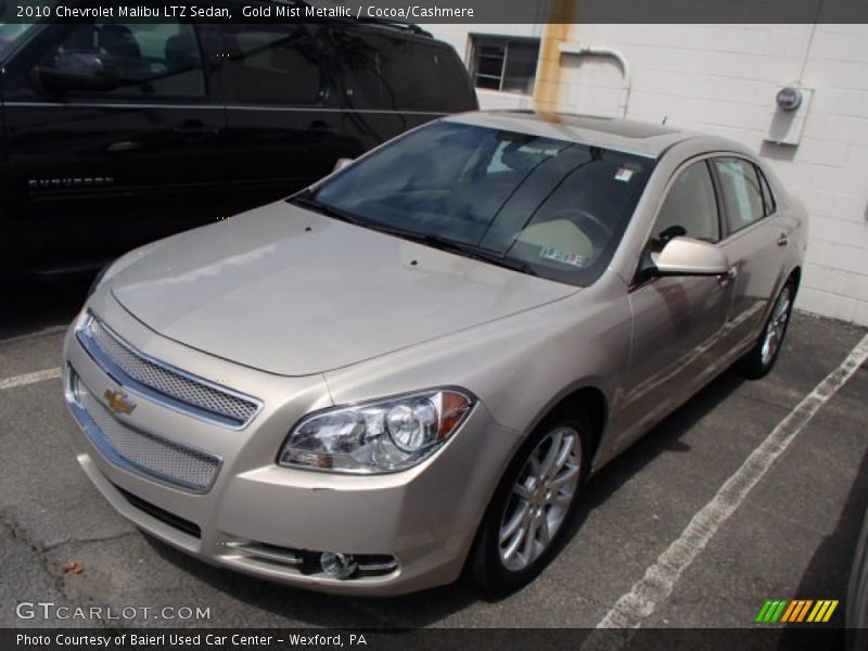 Gold Mist Metallic / Cocoa/Cashmere 2010 Chevrolet Malibu LTZ Sedan