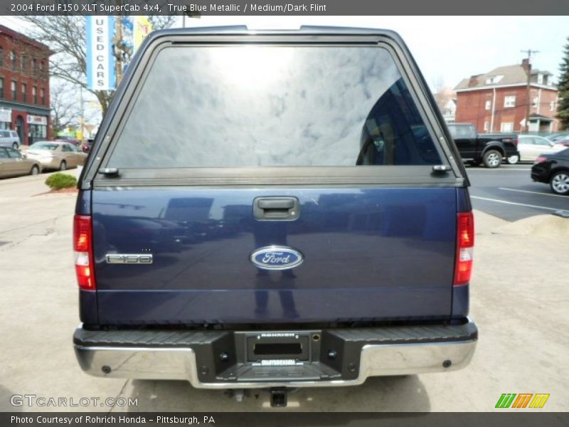 True Blue Metallic / Medium/Dark Flint 2004 Ford F150 XLT SuperCab 4x4