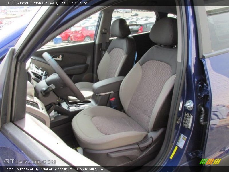 Iris Blue / Taupe 2013 Hyundai Tucson GLS AWD