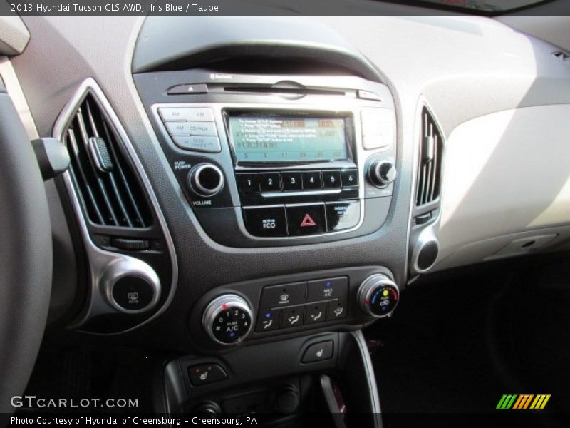 Iris Blue / Taupe 2013 Hyundai Tucson GLS AWD