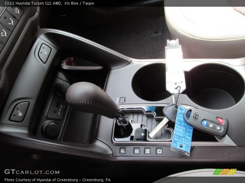 Iris Blue / Taupe 2013 Hyundai Tucson GLS AWD