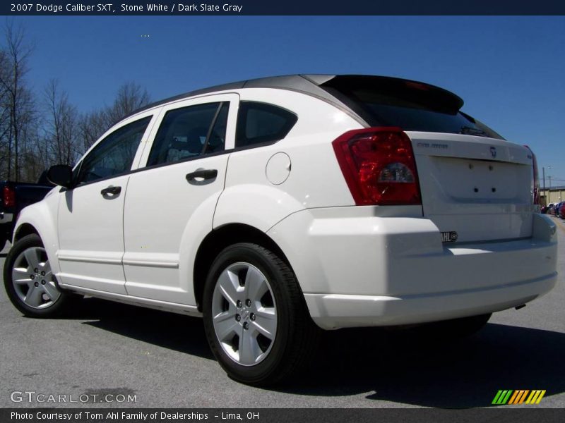 Stone White / Dark Slate Gray 2007 Dodge Caliber SXT