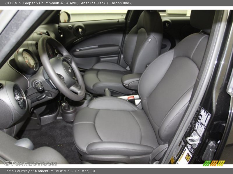  2013 Cooper S Countryman ALL4 AWD Carbon Black Interior