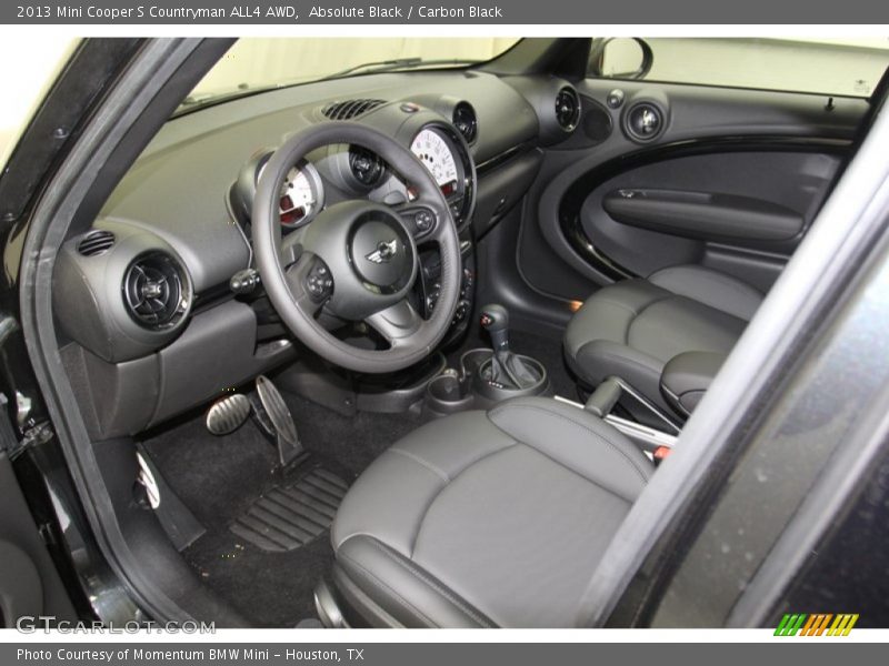  2013 Cooper S Countryman ALL4 AWD Carbon Black Interior
