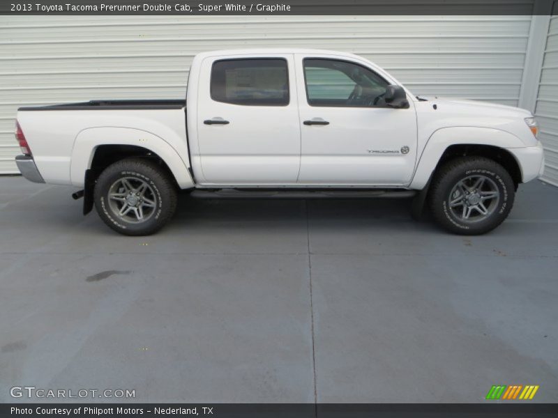 Super White / Graphite 2013 Toyota Tacoma Prerunner Double Cab