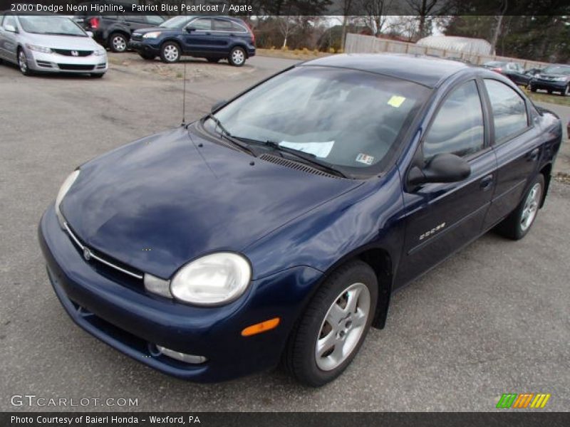 Front 3/4 View of 2000 Neon Highline