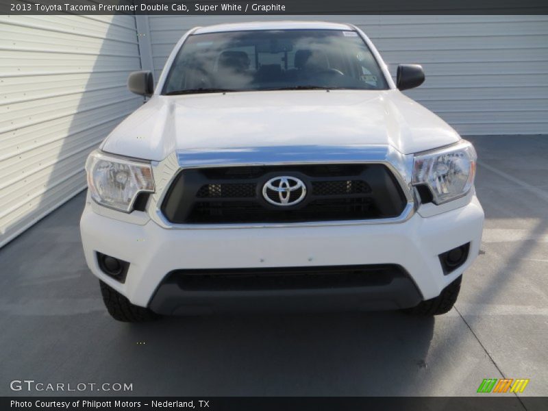 Super White / Graphite 2013 Toyota Tacoma Prerunner Double Cab