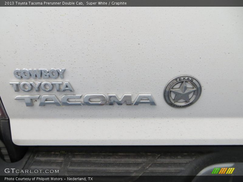 Super White / Graphite 2013 Toyota Tacoma Prerunner Double Cab