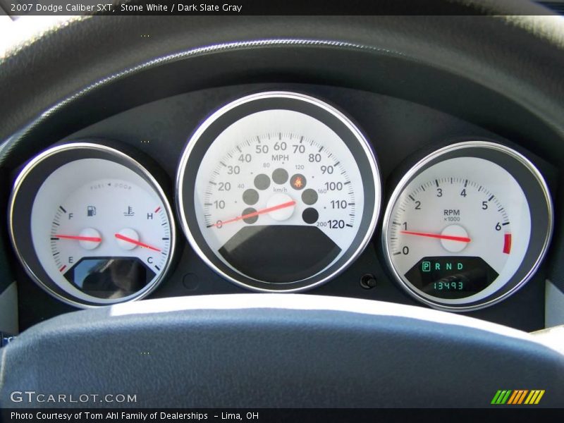 Stone White / Dark Slate Gray 2007 Dodge Caliber SXT