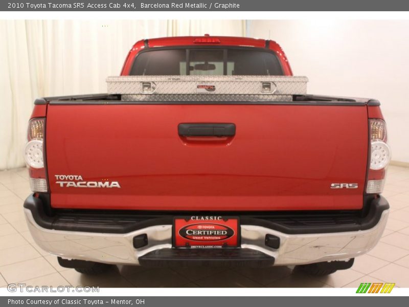 Barcelona Red Metallic / Graphite 2010 Toyota Tacoma SR5 Access Cab 4x4