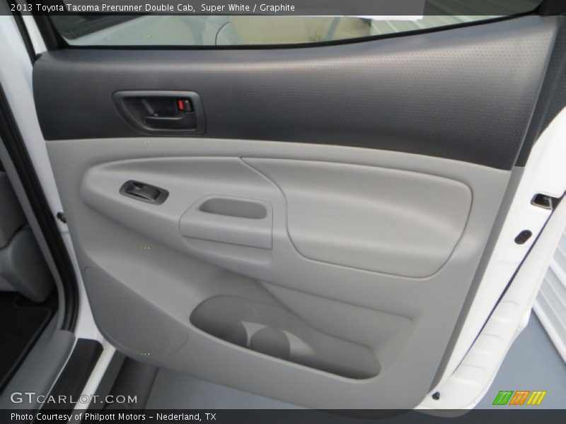 Super White / Graphite 2013 Toyota Tacoma Prerunner Double Cab