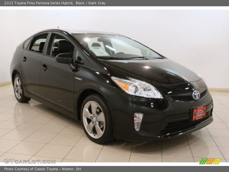 Black / Dark Gray 2013 Toyota Prius Persona Series Hybrid