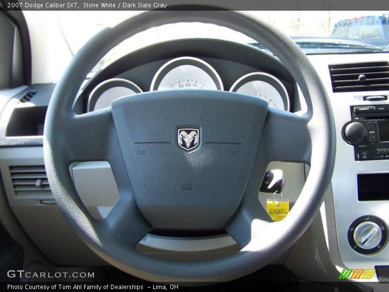 Stone White / Dark Slate Gray 2007 Dodge Caliber SXT