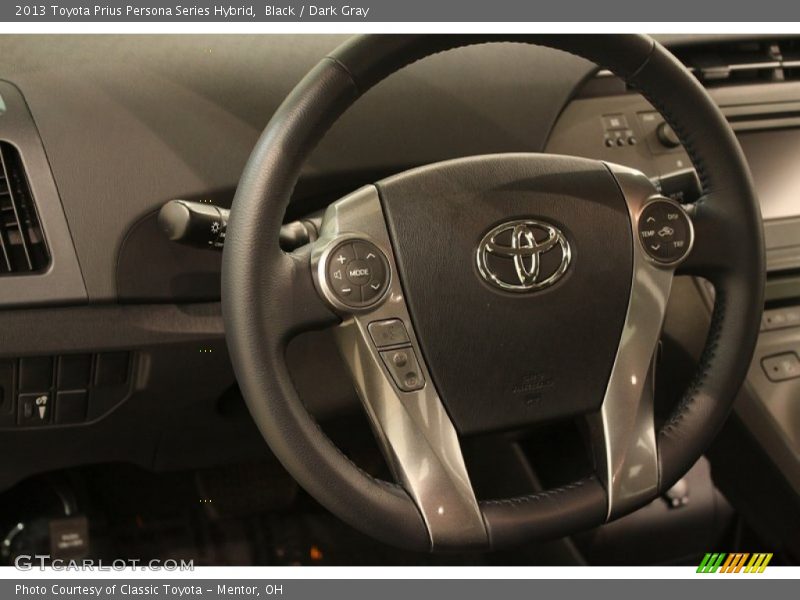 Black / Dark Gray 2013 Toyota Prius Persona Series Hybrid