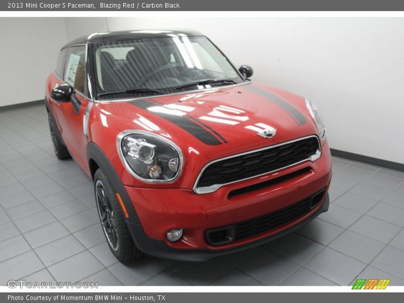 Blazing Red / Carbon Black 2013 Mini Cooper S Paceman