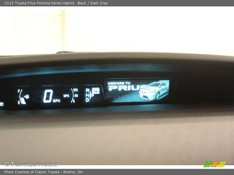 Black / Dark Gray 2013 Toyota Prius Persona Series Hybrid
