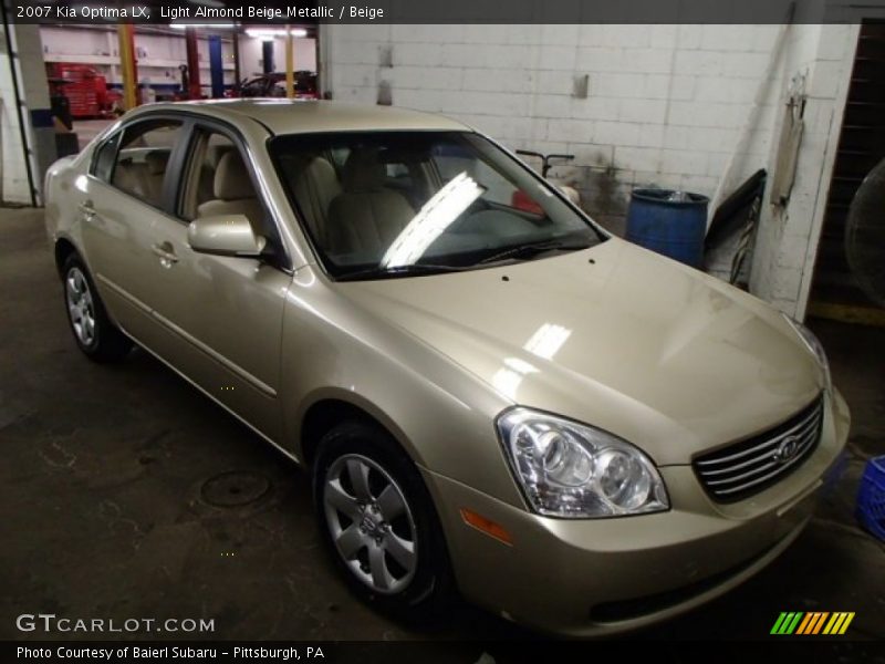 Light Almond Beige Metallic / Beige 2007 Kia Optima LX