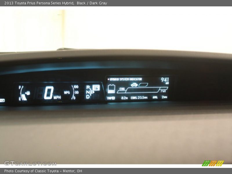Black / Dark Gray 2013 Toyota Prius Persona Series Hybrid