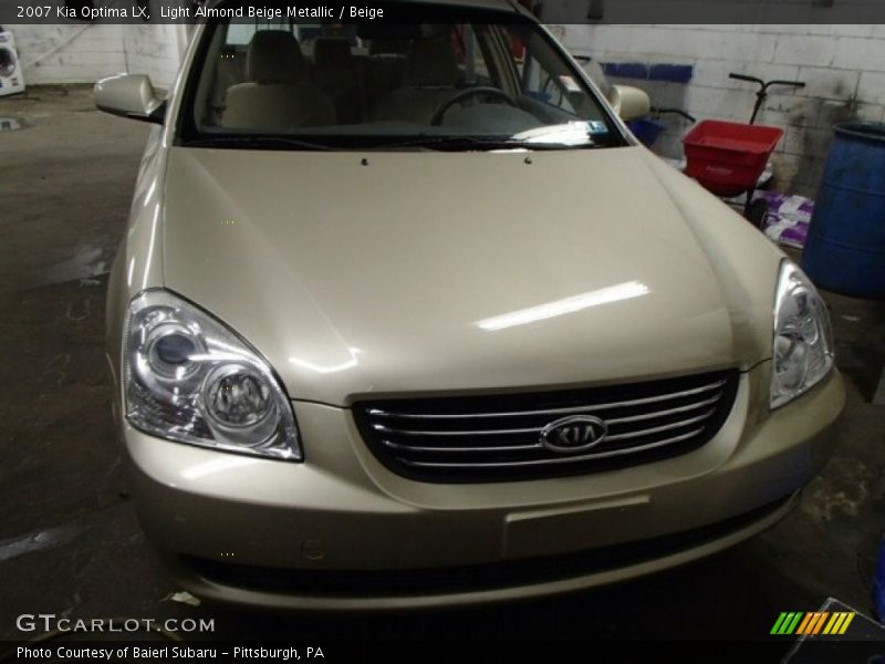 Light Almond Beige Metallic / Beige 2007 Kia Optima LX