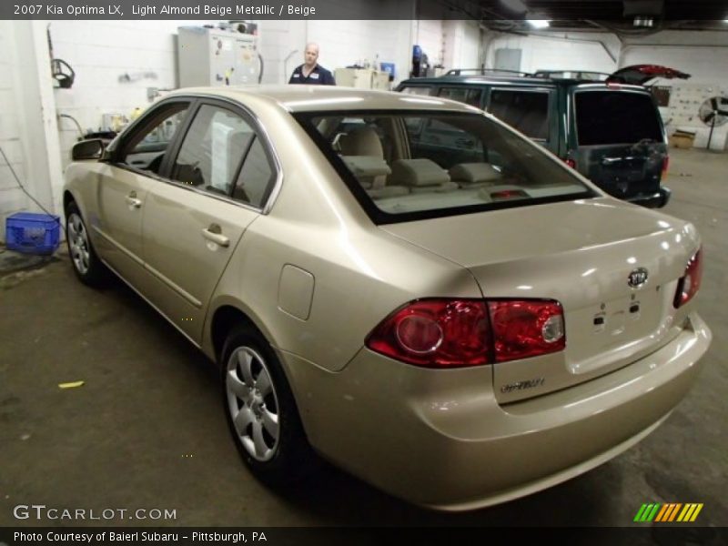 Light Almond Beige Metallic / Beige 2007 Kia Optima LX