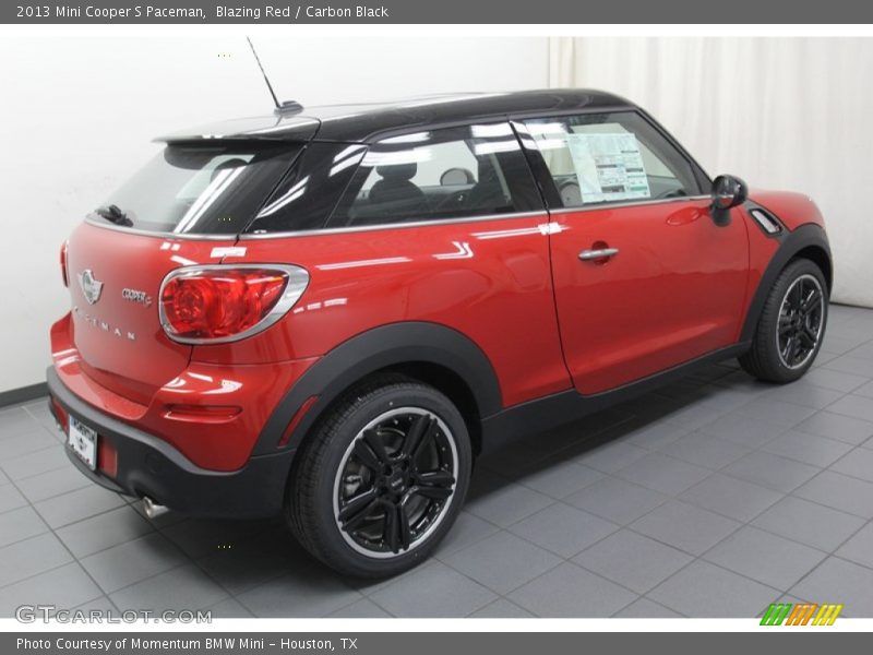  2013 Cooper S Paceman Blazing Red