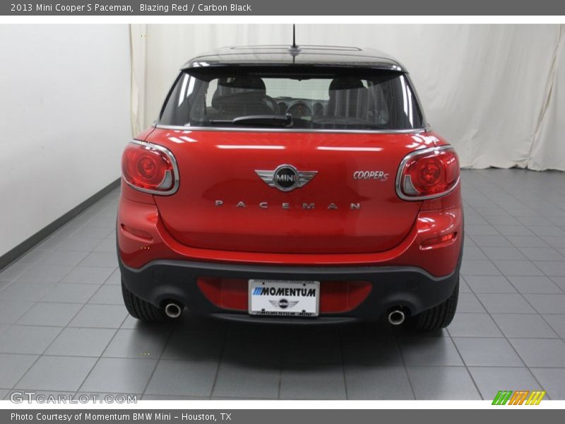 Blazing Red / Carbon Black 2013 Mini Cooper S Paceman