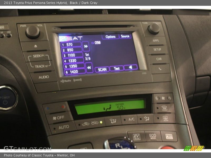 Black / Dark Gray 2013 Toyota Prius Persona Series Hybrid