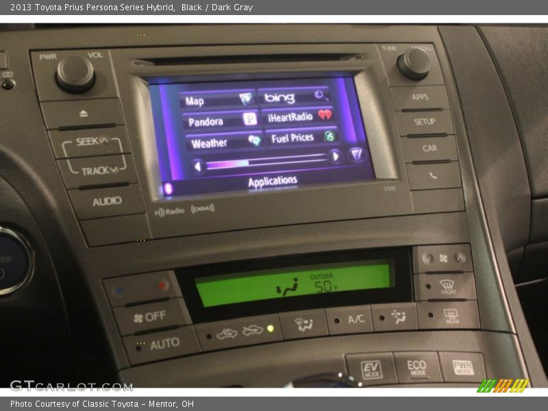 Black / Dark Gray 2013 Toyota Prius Persona Series Hybrid
