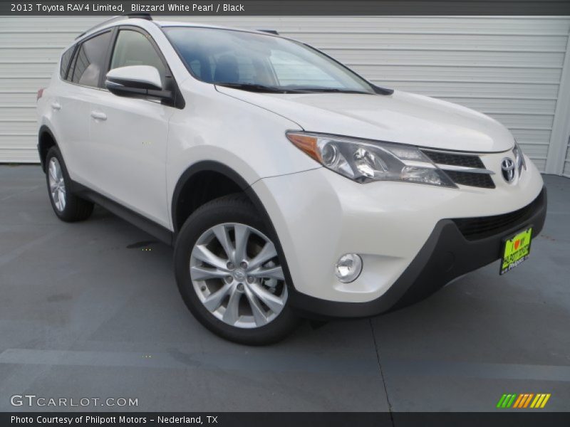 Blizzard White Pearl / Black 2013 Toyota RAV4 Limited