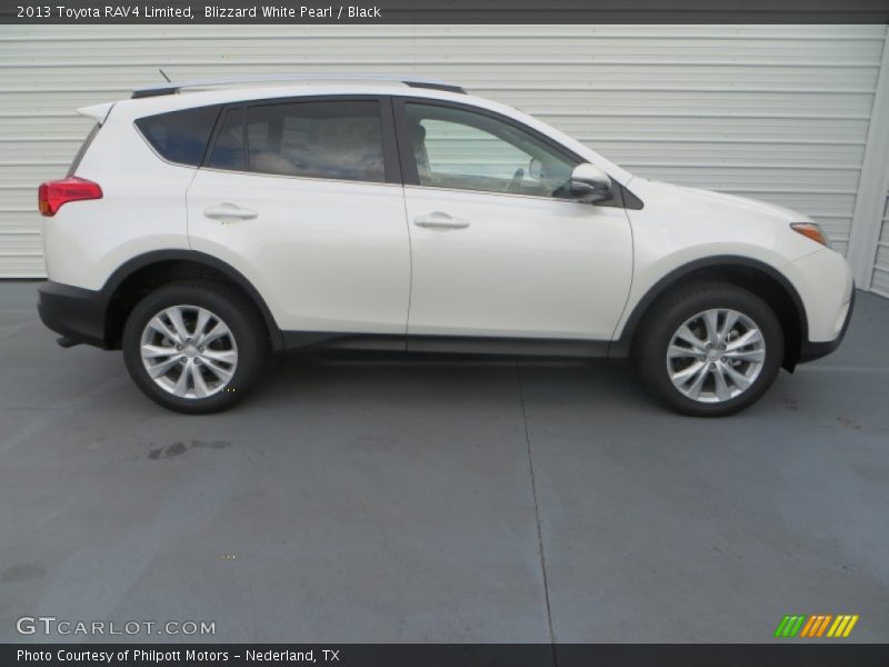 Blizzard White Pearl / Black 2013 Toyota RAV4 Limited