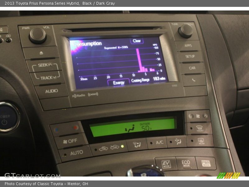 Black / Dark Gray 2013 Toyota Prius Persona Series Hybrid