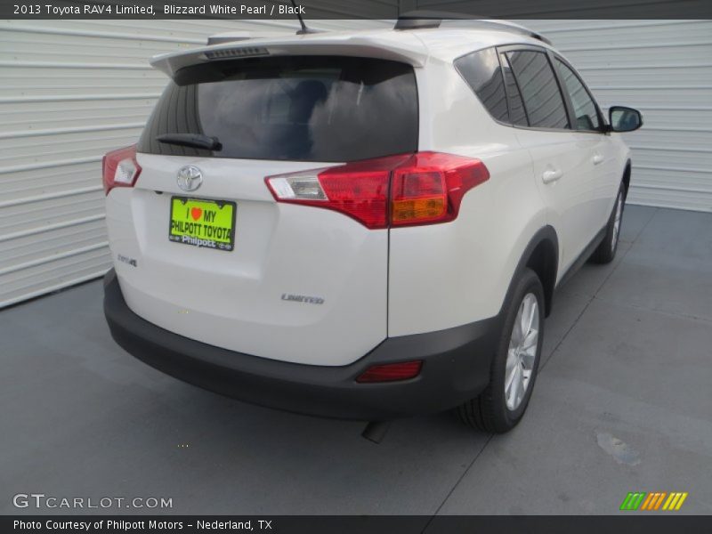 Blizzard White Pearl / Black 2013 Toyota RAV4 Limited