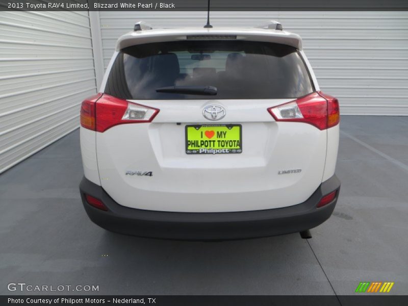 Blizzard White Pearl / Black 2013 Toyota RAV4 Limited