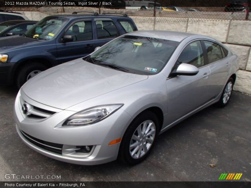 Ingot Silver / Black 2012 Mazda MAZDA6 i Touring Sedan