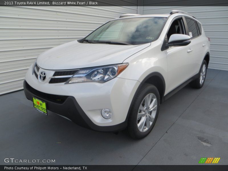 Blizzard White Pearl / Black 2013 Toyota RAV4 Limited