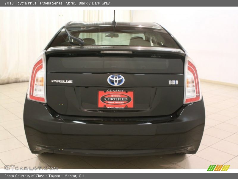 Black / Dark Gray 2013 Toyota Prius Persona Series Hybrid