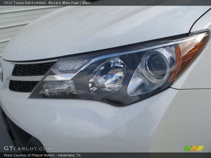 Blizzard White Pearl / Black 2013 Toyota RAV4 Limited