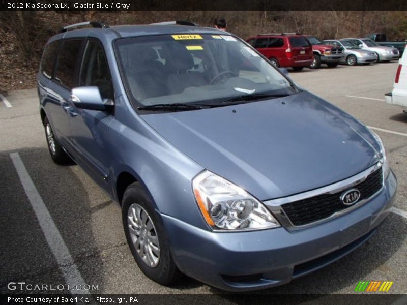 Glacier Blue / Gray 2012 Kia Sedona LX