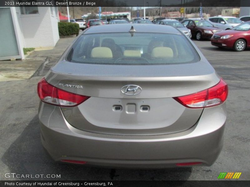 Desert Bronze / Beige 2013 Hyundai Elantra GLS